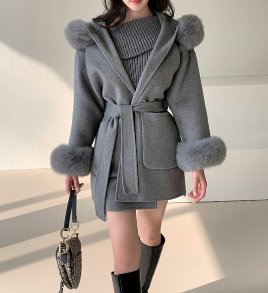 BROOKLYN COAT - GREY